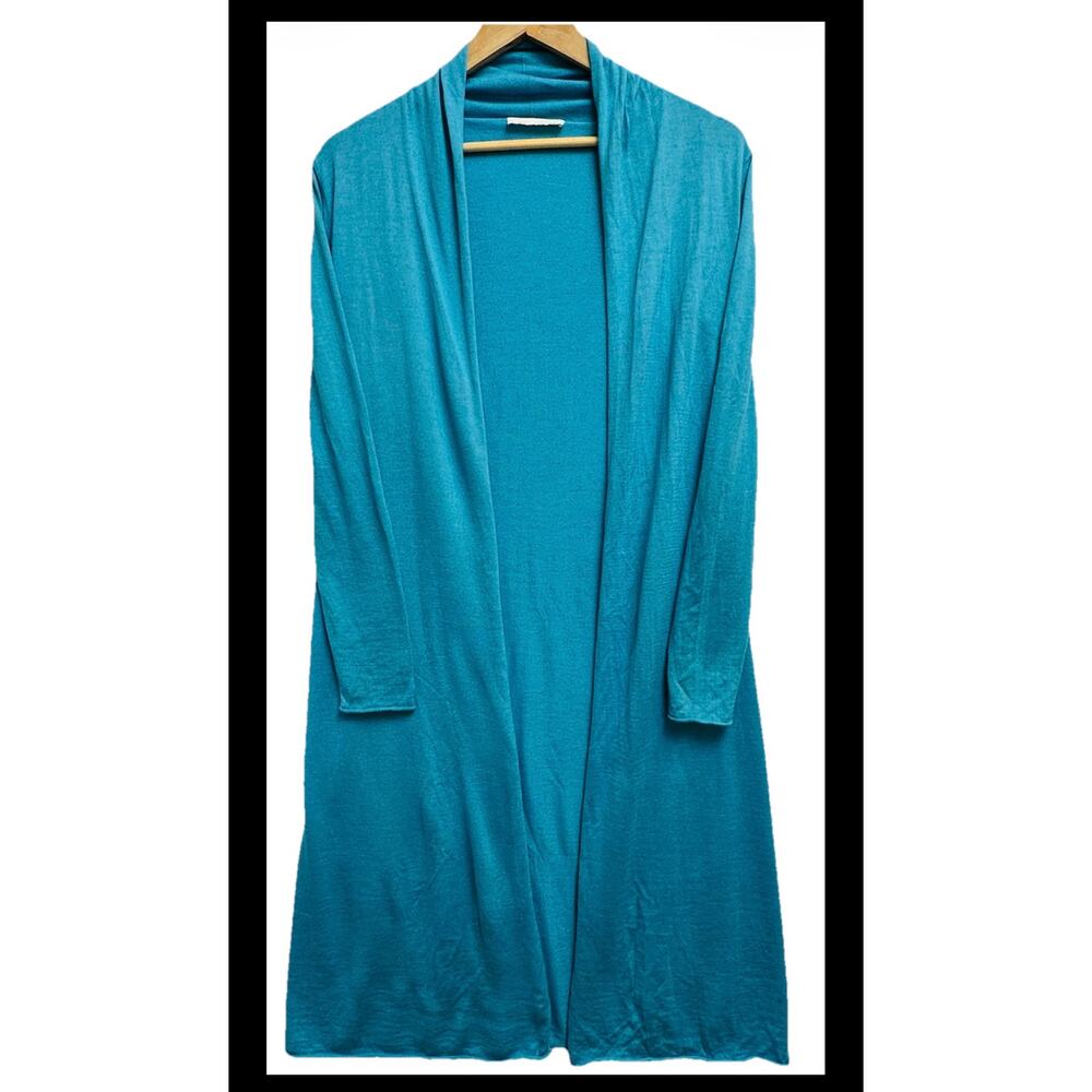 MANRICO CASHMERE SILK Shaw Cardigan Long Duster Sweater